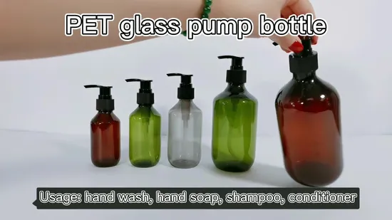 150ml Empty Plastic Hand Wash Bottle-Cylinder Series (01B124)
