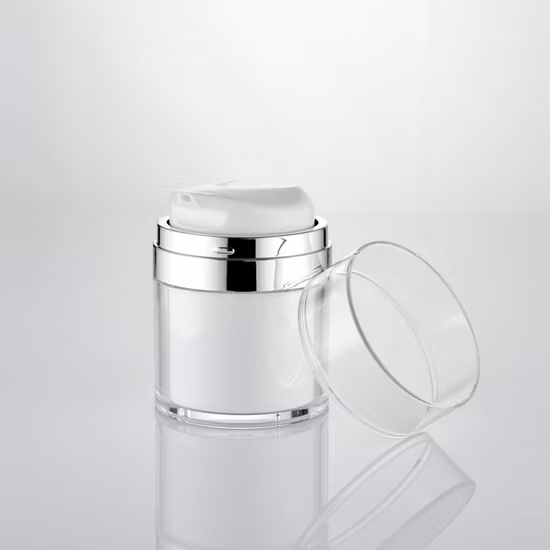 Wholesale Luxury Dual Walls Airless Bottle of Acrylic Lotion Bottle in Stock